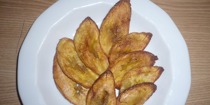 Smažený plantain (banány)