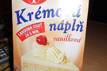 krémová náplň