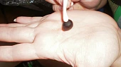 Sýr a žravé myšky ( s foto postupem na myšky ), kosticí udělat důlek na oči