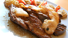 Vepřová játra na přírodno