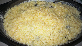 Zapečený rýžový moučník