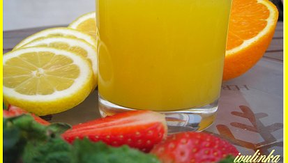 Citronovo-pomerančový  koncentrát na výrobu džusu, Naředěný nápoj