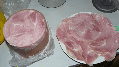 Domácí vepřová šunka