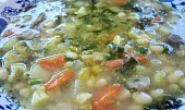 Fazolovo-brokolicová polévka s houbami (Fazolovo-brokolicová polévka s houbami)