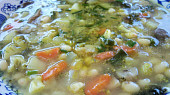 Fazolovo-brokolicová polévka s houbami (Fazolovo-brokolicová polévka s houbami)