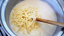 Lasagne s uzenou rybou