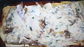 Lasagne s uzenou rybou
