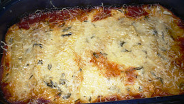 Lasagne s uzenou rybou