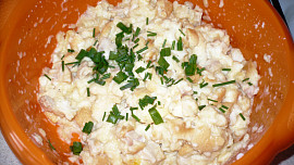 Nádivka s kuřecím masem