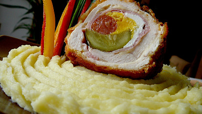 Obalované kuřecí rolky, Obalované kuřecí rolky