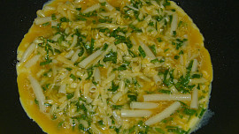 Omeleta s makarony