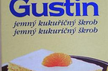 Gustin - jemný kukuřičný škrob.