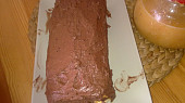 Piškotová roláda s mandlovo - čokoládovo -banánovou náplní