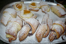 zkusila jsem i jako rohlíček s nutelou