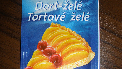 Řezy se želé, malý pytlíčky dort - želé