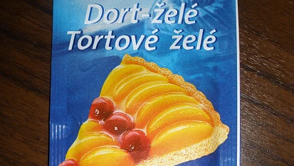 Řezy se želé, malý pytlíčky dort - želé