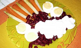 Rychlý chřestový salát s vejci