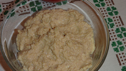 Salát z cizrny a hummus, hummus