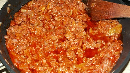 Špagetová směs, masová směs na špagety