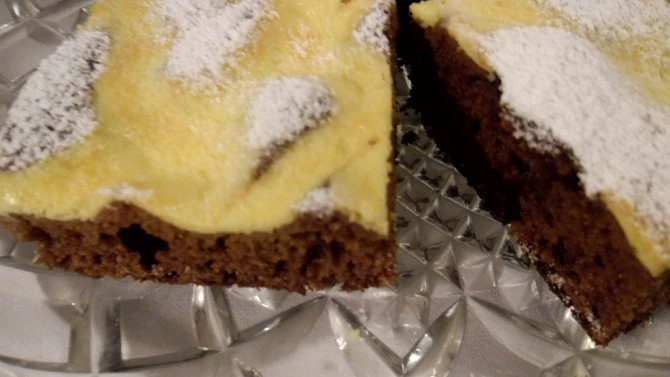 Strakatá buchta (hrníčkový recept)