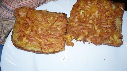 Toastíky obalované v šunce a sýru-rychlá večeře