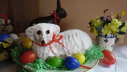 Velikonoční beránek (hrnkový)