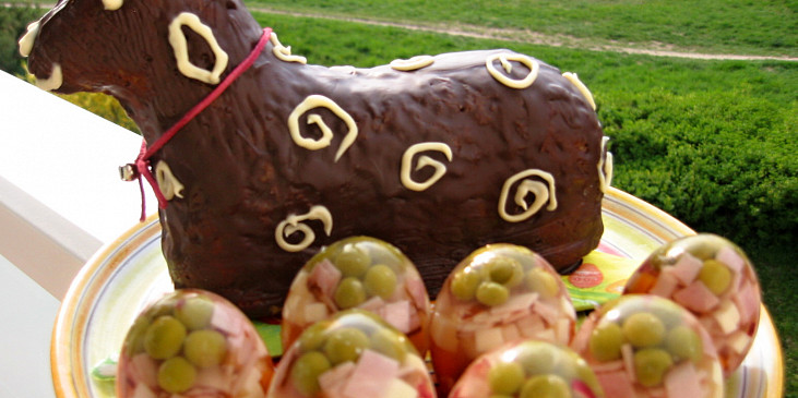 Želatinová vajíčka (Velikonoční výzdoba :))