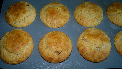 Banánové muffiny s čokoládou, Banánové muffiny s čokoládou