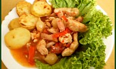 Chutná kuřecí rychlovka nejen pro začátečníky (hodí se i vařené a pak opečené brambory)