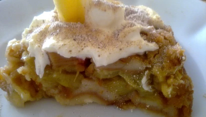 Crumble s rebarborou