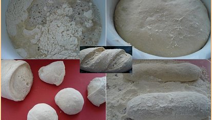 Farmářské bagety nebo bulky