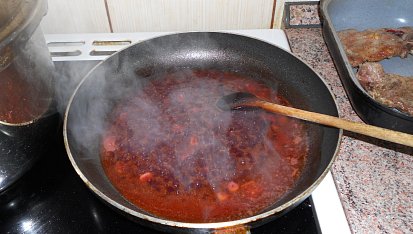 Krkovička na červeném víně