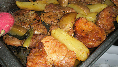 Krkovička na česneku