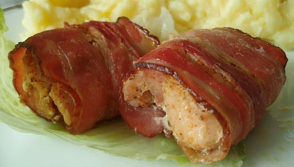 Krůtí masíčko v kabátku z anglické slaniny, Krůtí masíčko v kabátku z anglické slaniny 