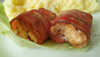 Krůtí masíčko v kabátku z anglické slaniny, Krůtí masíčko v kabátku z anglické slaniny 