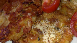 Malé  řízečky z leča, brambor a  z hlívy ústřičné