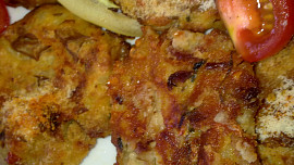 Malé  řízečky z leča, brambor a  z hlívy ústřičné