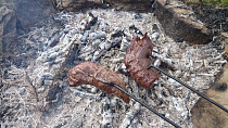 Maso na ohni (hanger/flap steak)