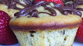 Muffiny s tvarohem a čokoládou