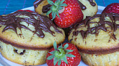 Muffiny s tvarohem a čokoládou