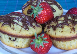 Muffiny s tvarohem a čokoládou