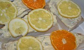 Platýz v krémové marinádě a citrusech