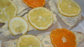 Platýz v krémové marinádě a citrusech
