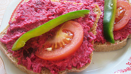 Pomazánka z červené řepy