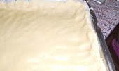 Rebarborovo-pudinkový koláč
