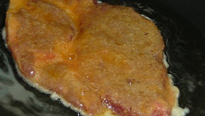 Zapečená obrácená  krkovička
