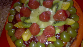 Dortová  osvěžující pochoutka s ovocem