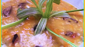 Houbovo-vločková polévka s pórem, Houbovo-vločková polévka s pórem
