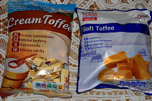 Měkké karamelky z Tesca