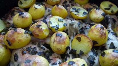 Pečené kuře po řecku, Detail :-)
